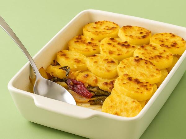 Bratkartoffeln mit Polenta